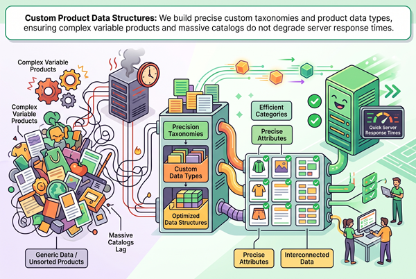 Custom Product Data Structures: 