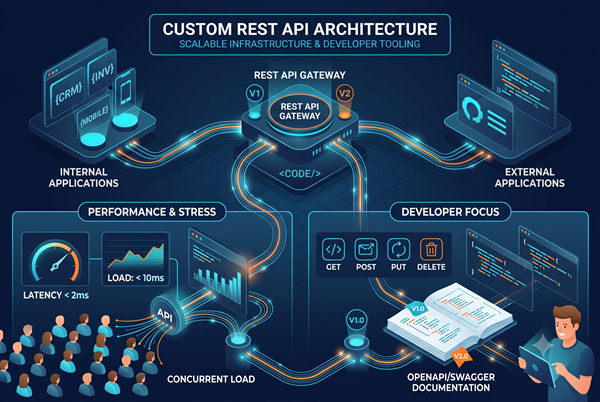 Custom REST API Architecture