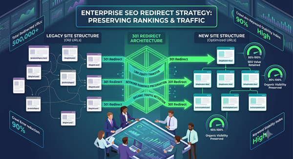 Enterprise SEO Retention & 301 Architecture