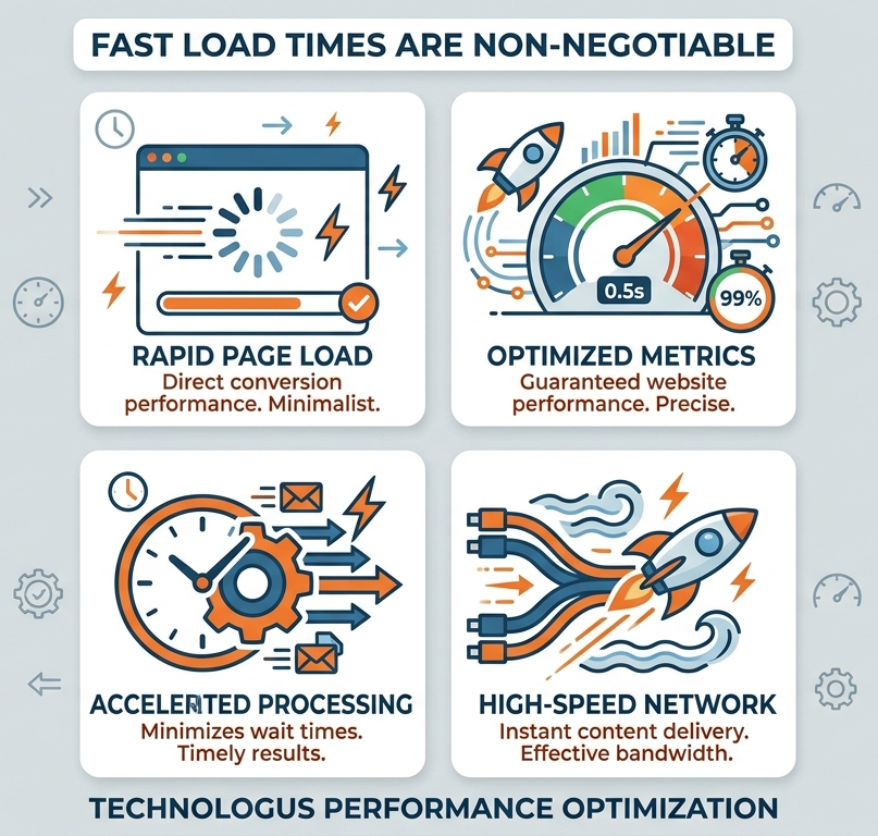 Fast load times are non-negotiable.