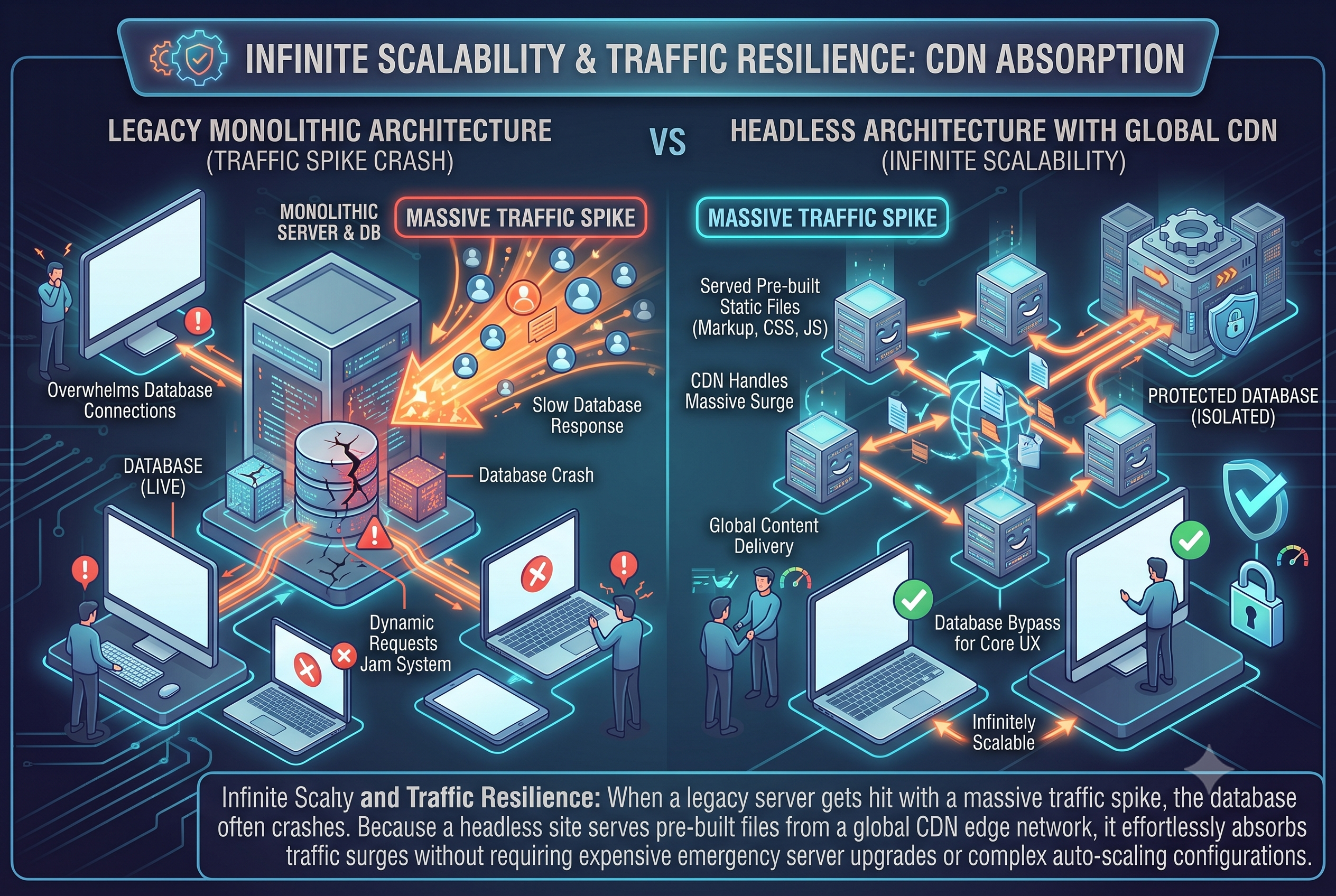 Infinite Scalability and Traffic Resilience