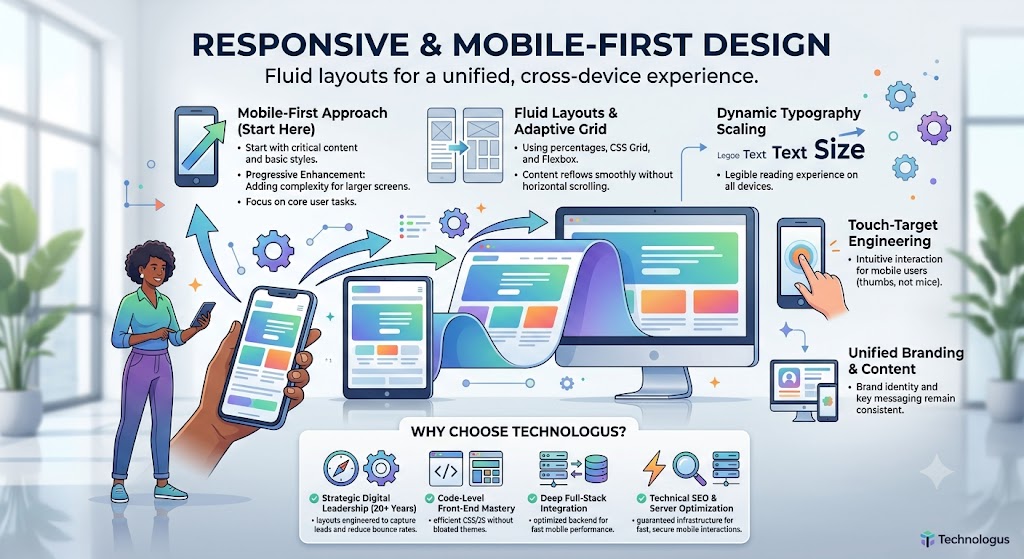 Responsive & Mobile-First Design