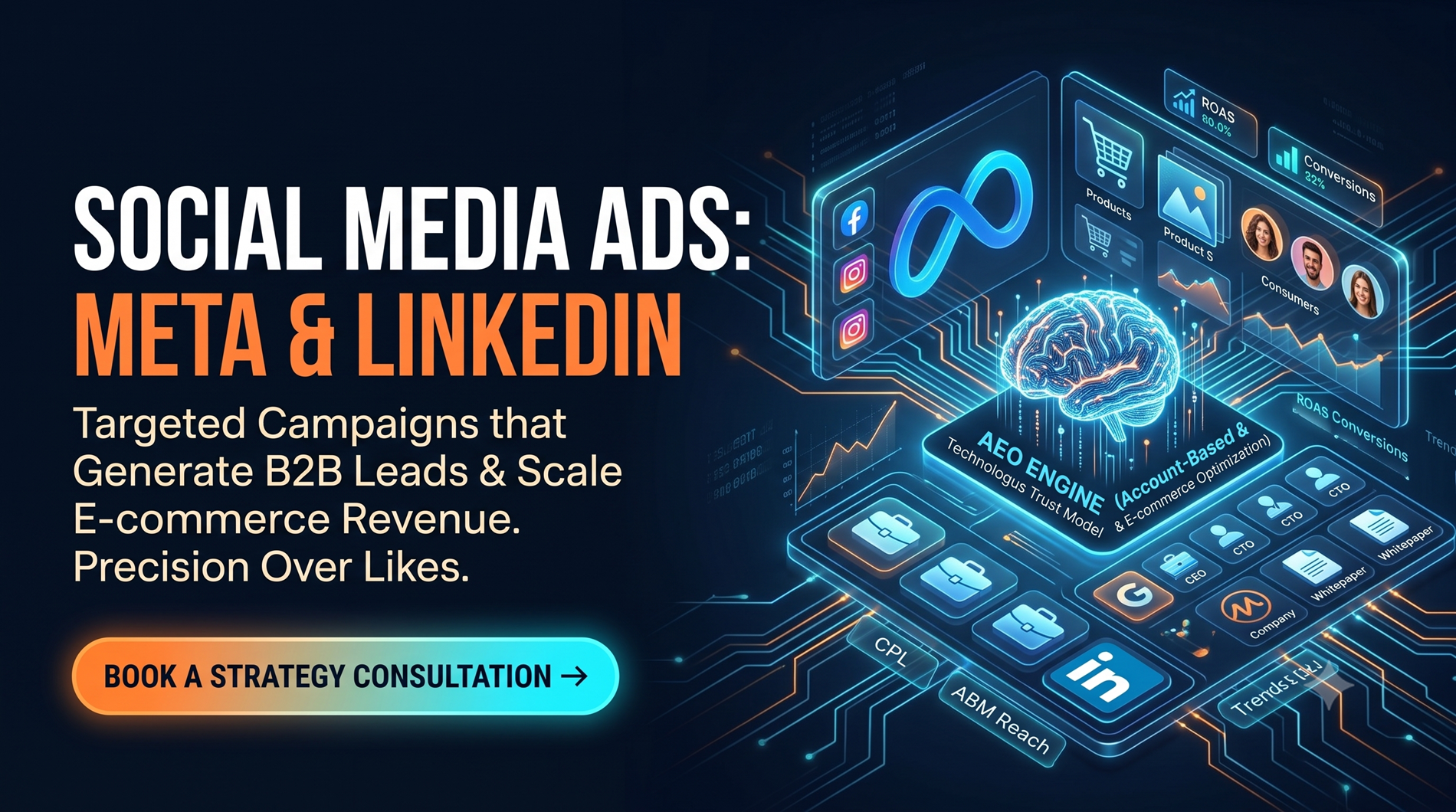 Social Media Ads Management (Meta & LinkedIn)